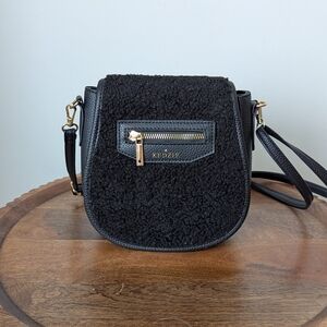 Kedzie Camden Fireside Crossbody Bag Vegan Leather Mini Messenger Handbag